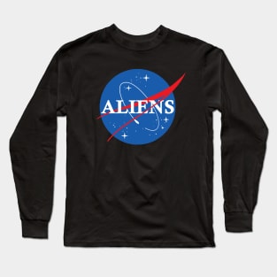 Nasa Aliens Long Sleeve T-Shirt